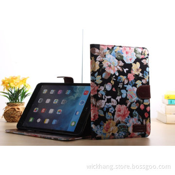 Retro Flower Fabric Flip Case for Apple iPad Mini 2/3/4